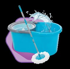 MOP GIRATORIO AZUL 8 LITROS SIMMUNDO