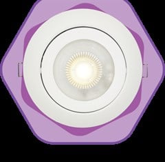 SPOT EMBUTIR REDONDO 5W  3000K SIMMUNDO