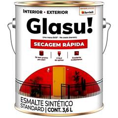 ESMALTE SINTÛ¿TICO BRILHANTE GLASU GALÃO 3,6L VERDE FLORESTA