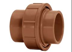 UNIÃO SOLDÁVEL PVC MARROM 50MM AMANCO