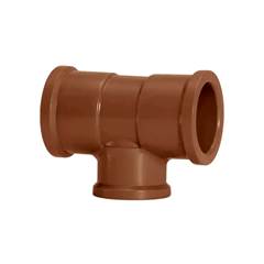 TE DE REDUÇÃO SOLDÁVEL PVC MARROM 32X25MM AMANCO