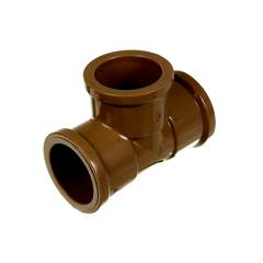 TE SOLDÁVEL PVC MARROM 40MM AMANCO