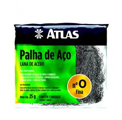 PALHA ACO NR 0 PCT C/ 20 ESPONJAS ATLAS - PRM