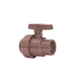 REGISTRO DE ESFERA SOLDÁVEL PVC MARROM 20MM AMANCO