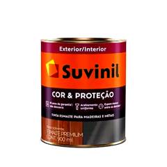 ESMALTE SINTÉTICO BRILHANTE SUVINIL COR&PROTEÇÃO A BASE SOLVENTE 900ML BRANCO FOSCO