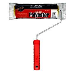 ROLO PARA PINTURA ATLAS ESPUMA CINZA 15CM COM CABO