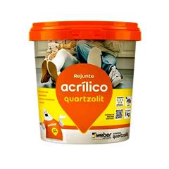 Rejunte Acrílico Bege Balde/1kg - Quartzolit
