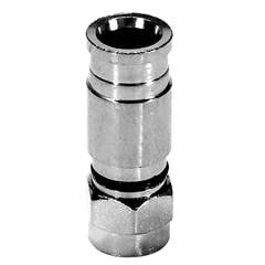 CONECTOR PARA CABO COAXIAL RG6U COMPRESSÃO 2 PEÇAS INTERNEED / REF. 065173