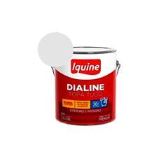 TINTA ESMALTE ALTO BRILHO 3,6L DIALINE BASE ÁGUA BRANCO GELO IQUINE / REF. 234200301