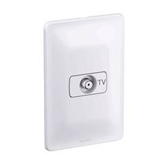 TOMADA MÓDULO 1M PARA ANTENA DE TV CABO COAXIAL ZEFFIA BRANCO PIAL / REF. 680157