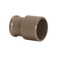 BUCHA DE REDUÇÃO LONGA SOLDÁVEL PVC MARROM 50X25MM AMANCO
