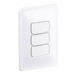 INTERRUPTOR 4X2 3T 1S+2P 10A ZEFFIA BRANCO - REF.680108 - PIAL