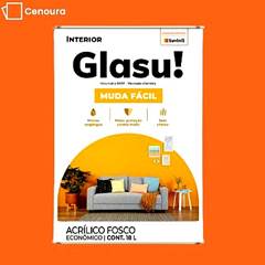 TINTA ACRILICA FOSCO MUDA FACIL 18L CENOURA LATA - GLASU