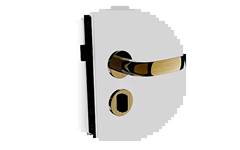 FECHADURA ICARO RETA EXT ANTIQUE BRASS