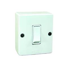 INTERRUPTOR 1 SEÇÃO PARALELO SOBREPOR BRANCO 61002 MEC-TRONIC