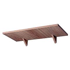 PRATELEIRA DE MADEIRA CLASSIC MARFIM COM SUPORTE 20X60CM PRATEFIX / REF. 332040020