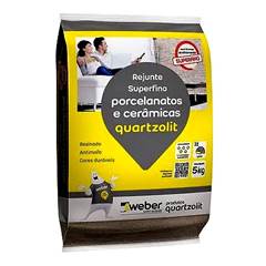 Rejunte Porcelanato Weber Bege Saco/5kg - Quartzolit