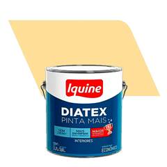 TINTA ACRÍLICA DIATEX PINTA MAIS 3,6 LITROS MARFIM IQUINE / REF.50302001