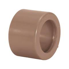 BUCHA DE REDUÇÃO CURTA SOLDÁVEL PVC MARROM 50X40MM AMANCO