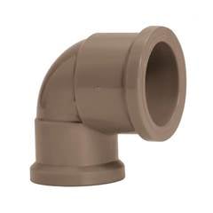 JOELHO DE REDUÇÃO 90° SOLDÁVEL PVC MARROM 25X20MM AMANCO