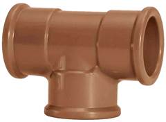 TE SOLDÁVEL PVC MARROM 60MM AMANCO